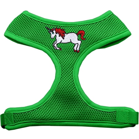 Unicorn Embroidered Soft Mesh Pet Harness