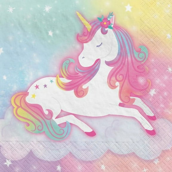 Unicorn 'Enchanted Unicorn' Small Napkins (16ct)