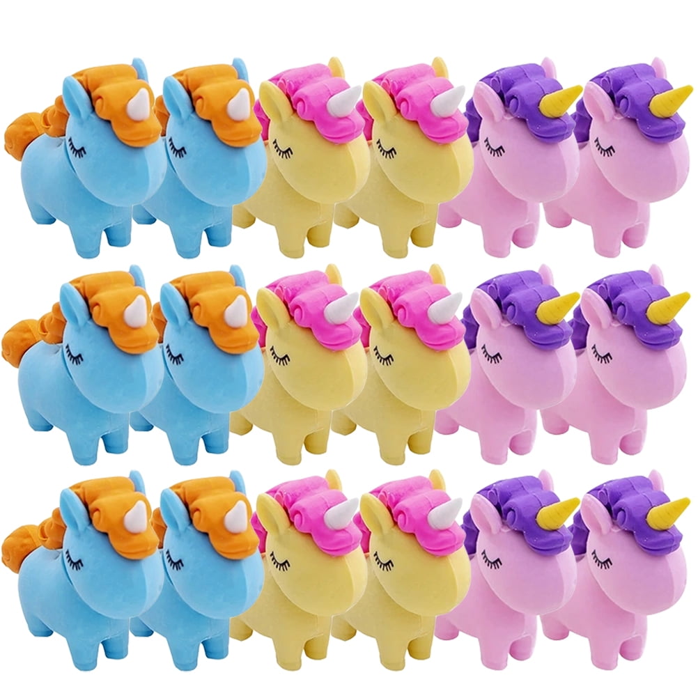 Unicorn Eraser Convenient Mini Erasers Kids Toddler Gifts Reward Small