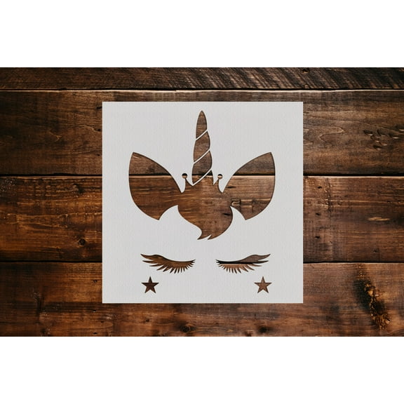 Unicorn Stencils (6"x6")