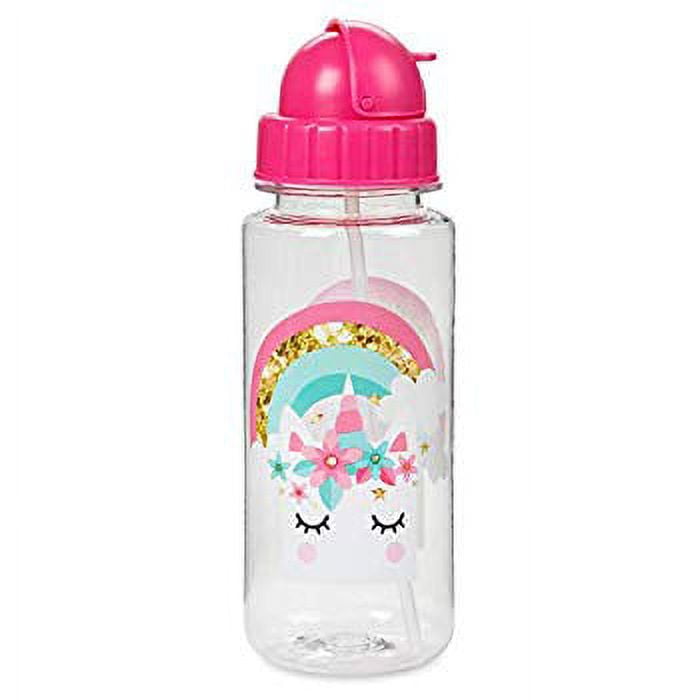 16 Oz Cute Water Bottle For School Kids Girls And Boys,bpa Free Tri