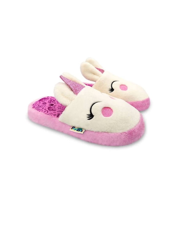 Women's Shoes Slip-Resistant House Slippers, Wide Flat Heel Flat Toe Multicolor, L(9-10 US)