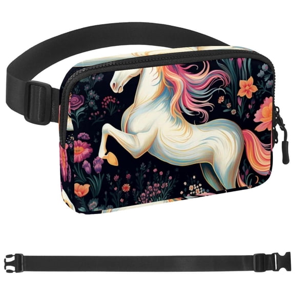 Unicorn Fanny Pack, Quick Release Buckle Travel Sport Waist Fanny Pack Bag for Men Or Women