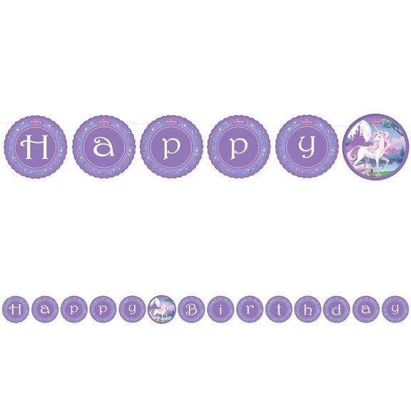 Access Unicorn Fantasy Circle Ribbon Banner, 1 Ct