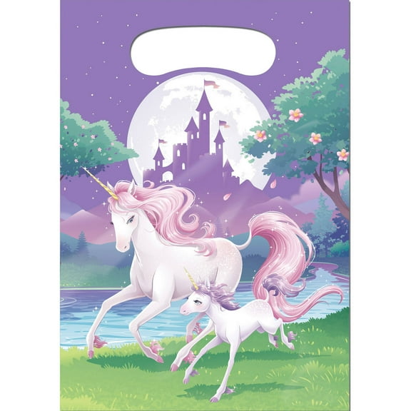 Unicorn Fantasy Favor Bags, 8 pk