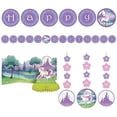 thumbnail image 1 of Unicorn Fantasy Party Decorations Supplies Pack Includes: Centerpiece, Jointed Banner, and Dizzy Danglers (Variety Pack Bundle), 1 of 4