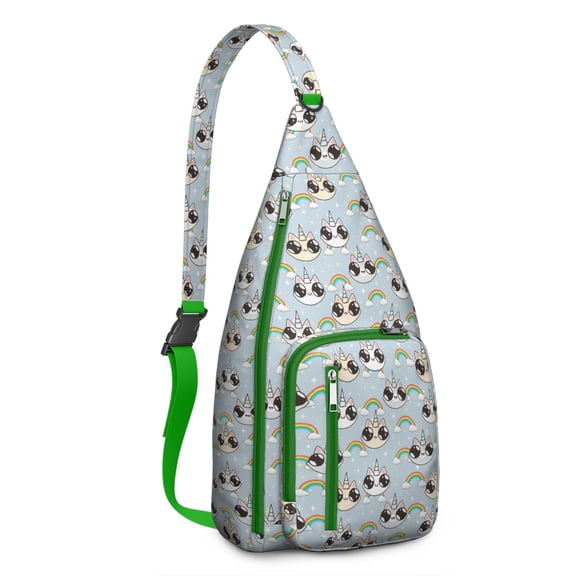 Unicorn Fantasy Sling Backpack – Mystical Rainbow Crossbody Bag for Teens, Lightweight Travel Shoulder Bag for Hiking & Everyday Use