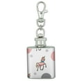 thumbnail image 1 of Unicorn Fantasy Stainless Steel 1oz Mini Flask Key Chain, 1 of 1