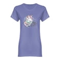thumbnail image 1 of Unicorn Follow Your Dreams  Shaped T-Shirt Women -Image by Shutterstock, Female Large, 1 of 2