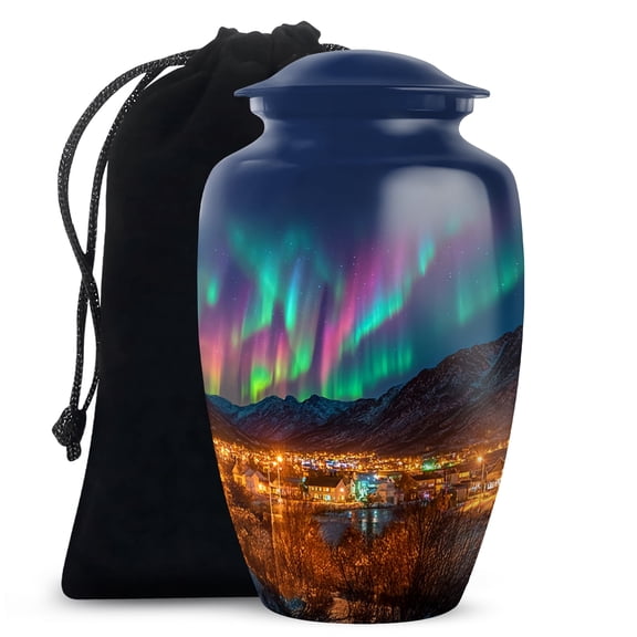 Unicorn Urn, Premium Burial Urn for Ashes for Women & Men, Large Cremation Box for Human Ashes, Memorial Keepsake Funeral Gift - 6Inch - Medium Size Urn - 1Pcs