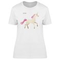 thumbnail image 1 of Unicorn Galloping Purple Mane T-Shirt Women -Image by Shutterstock, Female XX-Large, 1 of 2