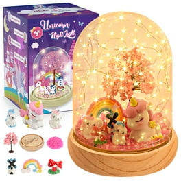 Pearoft Birthday Gifts for 4 5 6 Years Old Girls, Art and Craft for Kids Age  7 8 9 Year Old Toy for 3-8 Year Old Girl Boys DIY Night Light Craft
