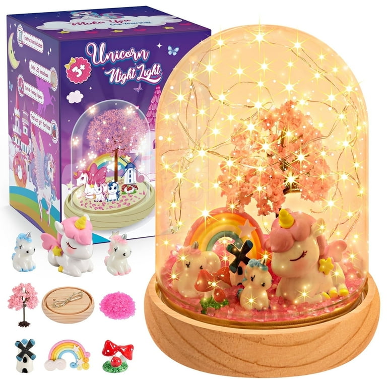 ATOPDREAM Unicorn Night Light Craft Kit for Girls Ages 3-12 Kids