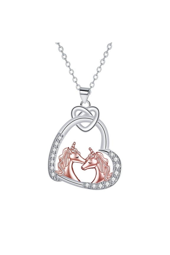 Unicorn Gifts for Women Sterling Silver Unicorn Necklace Unicorn Jewerly Birthday Day Gifts for Mother Daughter