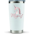 thumbnail image 1 of Unicorn Gifts for Women - Travel Coffee Mug/Tumbler with Lid 20oz - Funny Gift for Unicorn Lovers, Adults Cute Mugs, 1 of 7