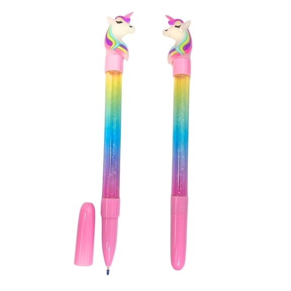 Unicorn Glitter Blue Ink Pen: 1 Pack