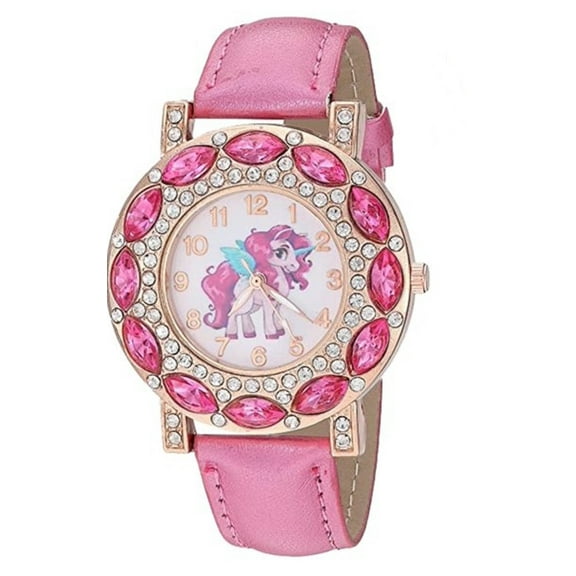 RRI Unicorn Gold-Tone Analog Quartz Wristwatch, Pink, (Model)
