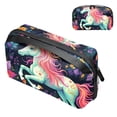 thumbnail image 1 of Unicorn Hard Drive Bags Travel Case Charging Cord Organizer - Oxford Cloth Waterproof Electronics Digital Accessories Pouch with Organizer Charger Station - 5.9x9.44x3.14 in, 1 of 6