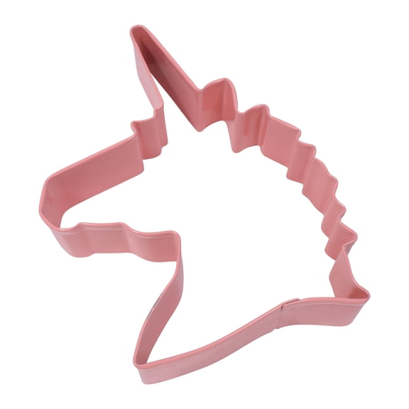 Unicorn Head 4.75" Cookie Cutter Pink