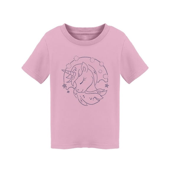 Unicorn Head Line Art T-Shirt Toddler -Image by Shutterstock,  5 Toddler