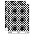 thumbnail image 1 of Unicorn Head and Stars 200+ Round Stickers - Black - Matte Finish - 0.50" Size, 1 of 3