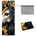 thumbnail image 1 of Unicorn Hot Yoga Towel with Storage Bag, 72.8"x26.8", Suitable for Yoga, Pilates, Fitness, etc., 1 of 6
