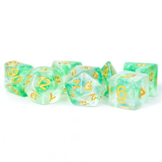 Unicorn Icy Everglades Dice - Set of 7