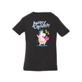 thumbnail image 1 of Unicorn In Santa Hat Dancing T-Shirt Infant -Image by Shutterstock,  6 Months, 1 of 4