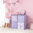 thumbnail image 1 of Unicorn Kids Storage Cubby Organizer Set, 1 of 5