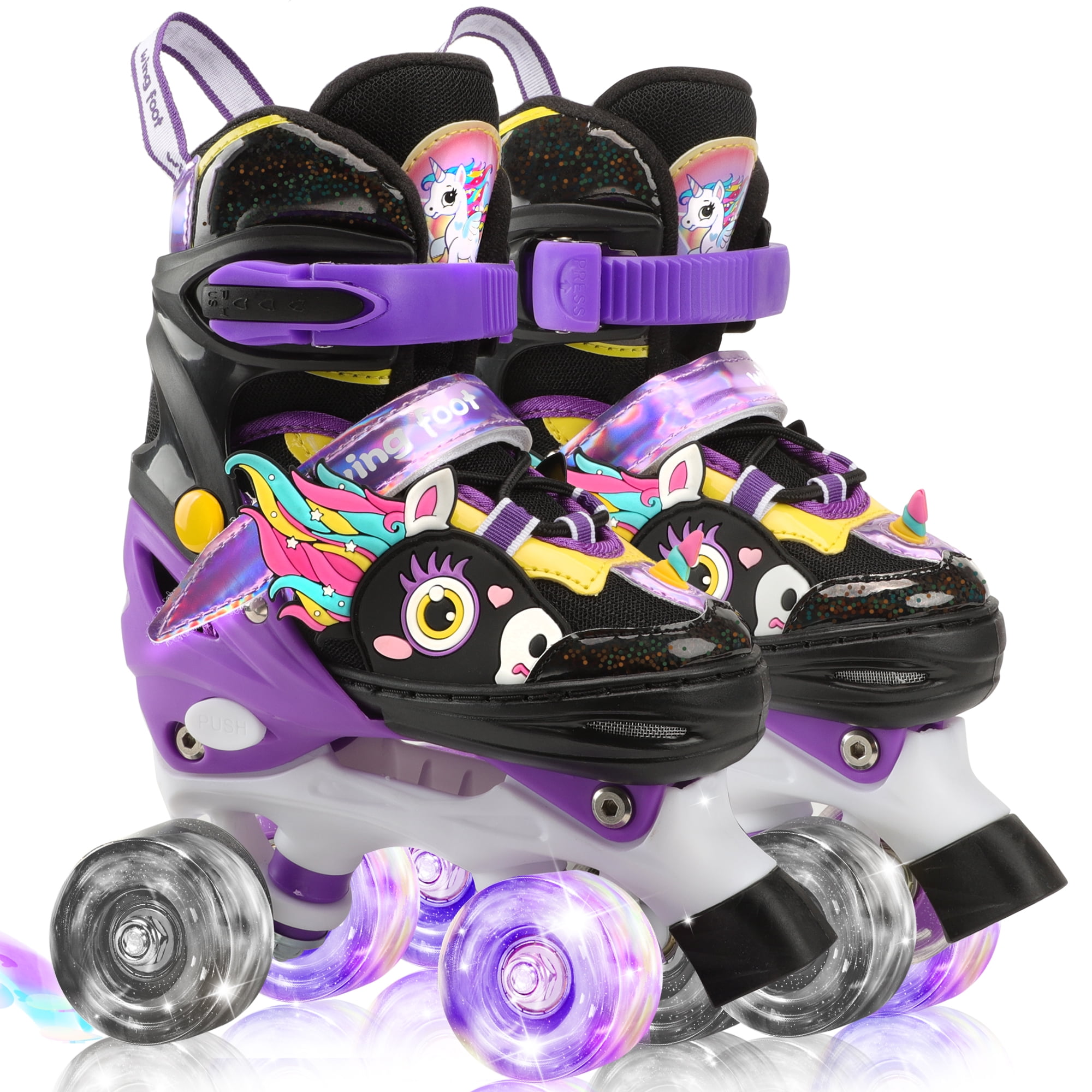 Unicorn Roller Skates for Girls Kids Toddler,Unicorn Quad Skates