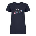 thumbnail image 1 of Unicorn Kisses Quote Shaped T-Shirt Women -Image by Shutterstock, Female Medium, 1 of 2