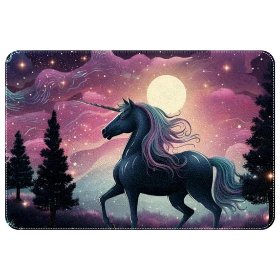 Unicorn Kitchen Rugs Indoor Rug Door Mats - Polyester, Non-Slip, Machine Washable