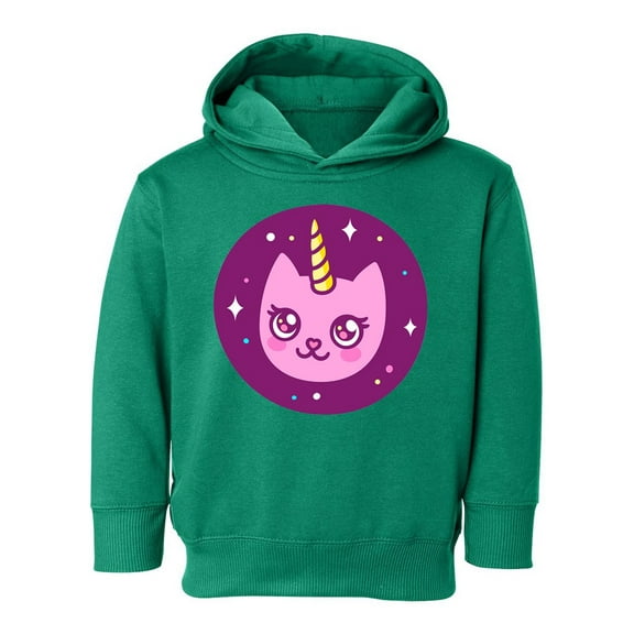 Unicorn Kitten Hoodie Toddler -Image by Shutterstock,  4 Toddler