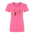 thumbnail image 1 of Unicorn Line Art Shaped T-Shirt Women -Image by Shutterstock, Female XX-Large, 1 of 2