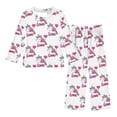thumbnail image 1 of Unicorn Love Balloon Cozy Soft Long Sleeves Top and Pants 2 Piece Cool Pjs Pajamas Set Sleepwear Size 3-11Y, 1 of 6