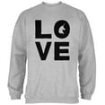 thumbnail image 1 of Unicorn Love Mens Sweatshirt Heather 2XL, 1 of 1