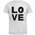 thumbnail image 1 of Unicorn Love Mens T Shirt White SM, 1 of 1