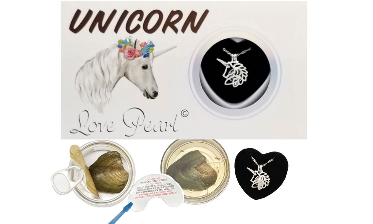 Unicorn love pearl necklace sale