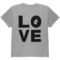 thumbnail image 1 of Unicorn Love Youth T Shirt Heather YMD, 1 of 1