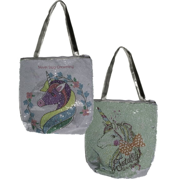 Unicorn Lovers Color Changing Sequin Tote Bag In Choice Of Style