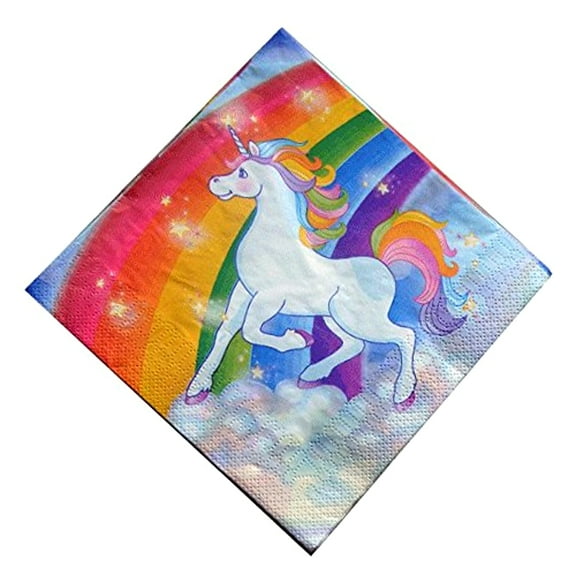 Unicorn Lunch Napkins - Party Supplies - 16 Pieces