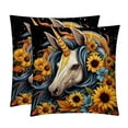 thumbnail image 1 of Unicorn Luxurious Velvet Pillows Covers Set of 2 for Throw Pillow or Bed Pillow, Unique Patterns, 16x16 18x18 20x20 Inches,for Various Occasions, 1 of 6