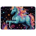 thumbnail image 1 of Unicorn Machine Washable Non-Slip Polyester Indoor Floor Rug and Chair Mats, 1 of 6