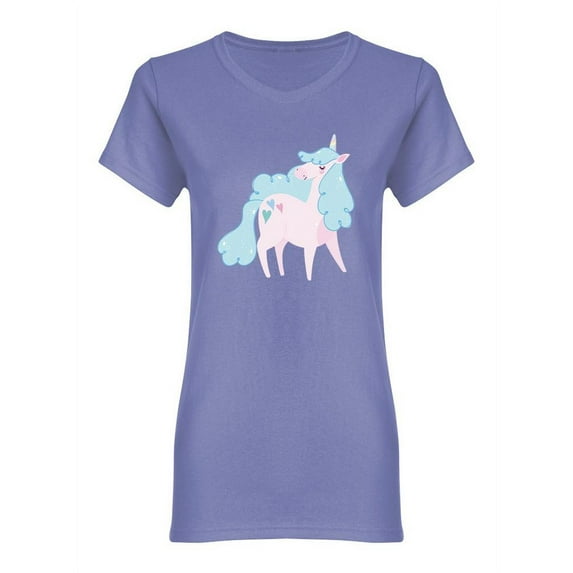 Unicorn Magic Fantasy Animal Shaped T-Shirt Women -Image by Shutterstock, Female Small
