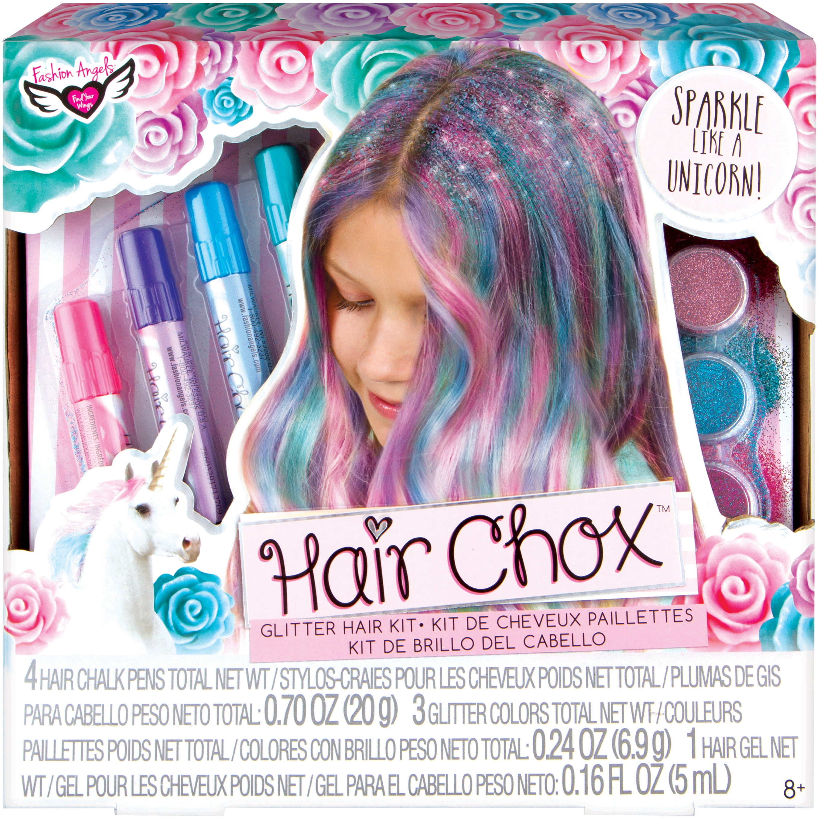 Unicorn Magic Hair Chox Set
