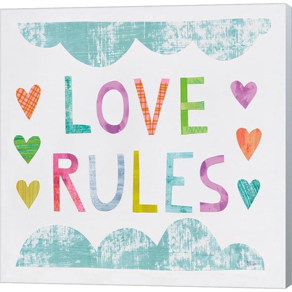 Unicorn Magic III Blue by Melissa Averinos, Canvas Wall Art