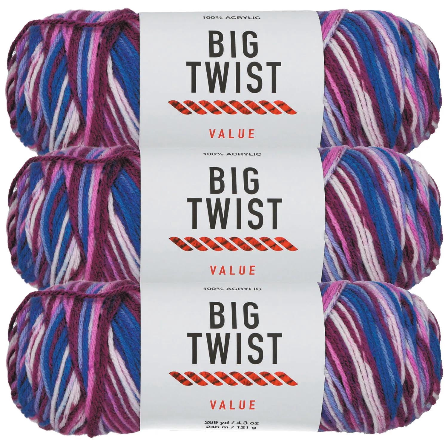 Unicorn Magic Ombre Medium Weight Acrylic Yarn - 3 Skeins