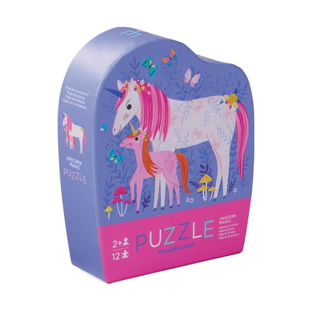 Unicorn Magic Shaped Mini Puzzle: 12 Pcs