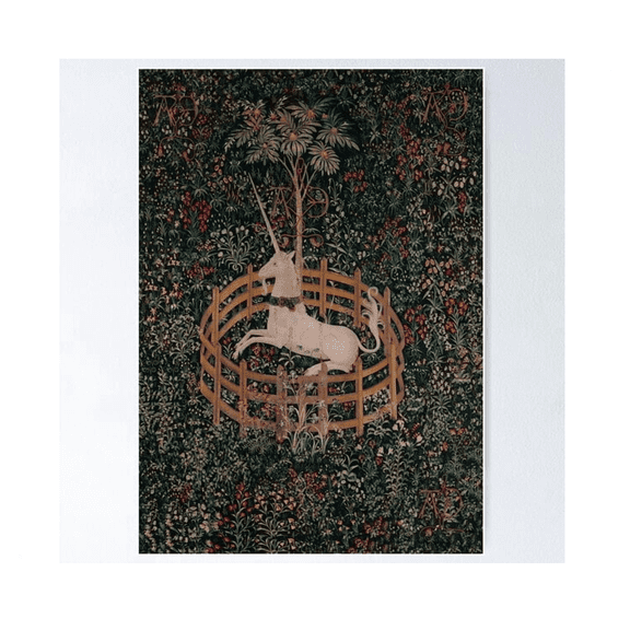 Unicorn Magical Animal Medieval Art Poster Home Decor Office Wall Art Home Decor Office Wall Art