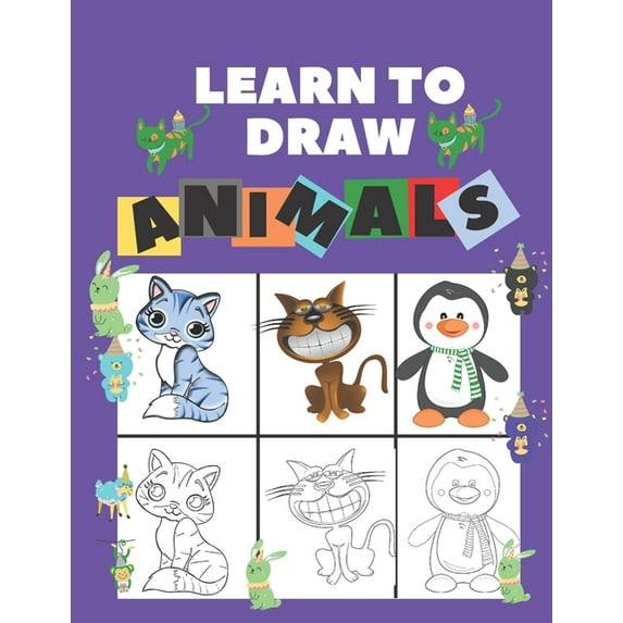 Unicorn Mermaid & Princess Coloring book